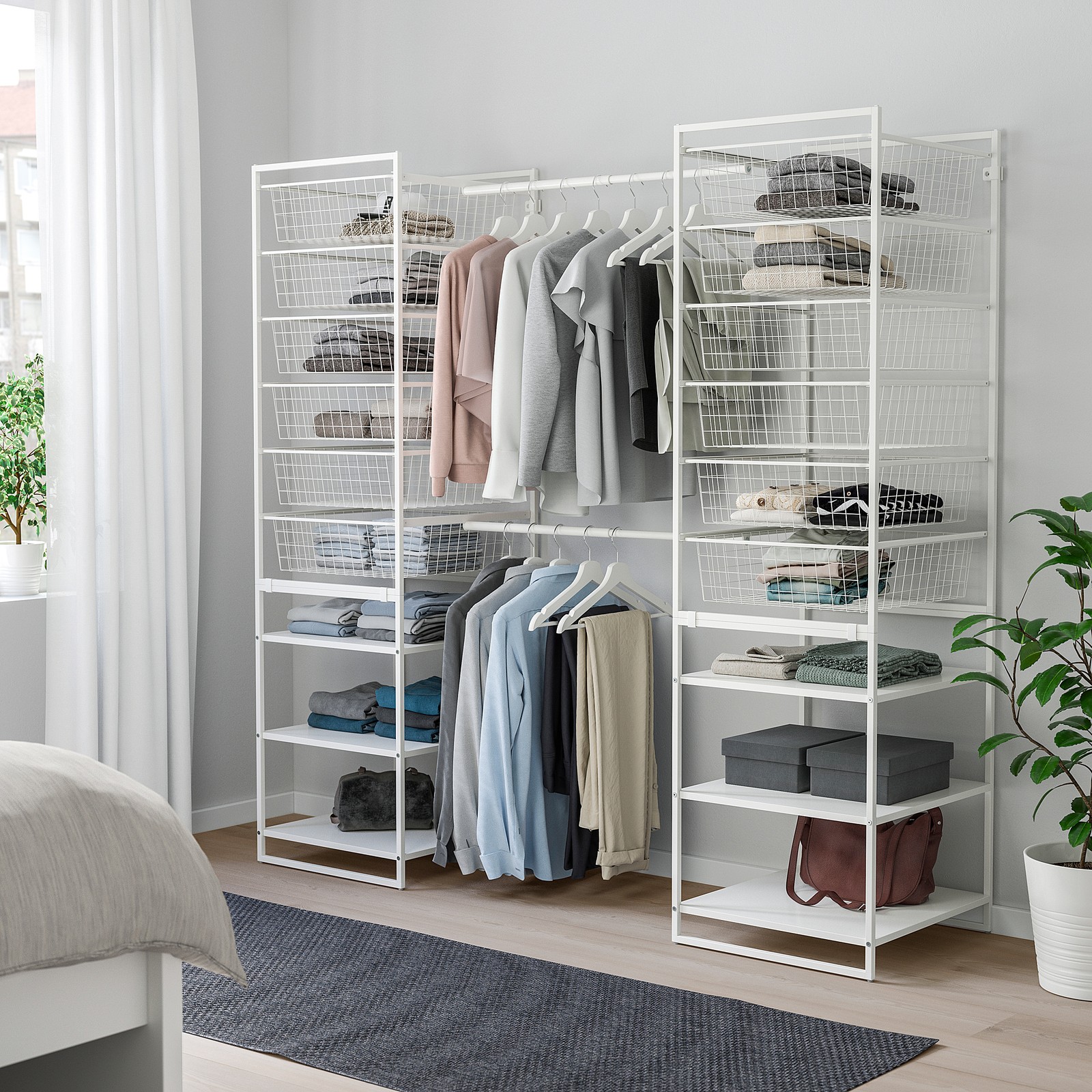 JONAXEL تشكيلة دولاب ملابس. أبيض IKEA