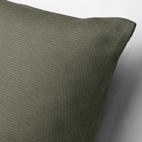 JORDTISTEL cushion cover, greygreen, 50x50 cm IKEA