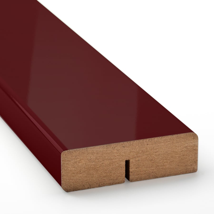 KALLARP شريط ديكور/وصل دائري, لامع أحمربني غامق, 221 سم IKEA