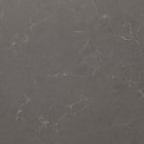 KASKER Custom made worktop, matt dark grey/marble effect quartz, 1 m²x2.0 cm