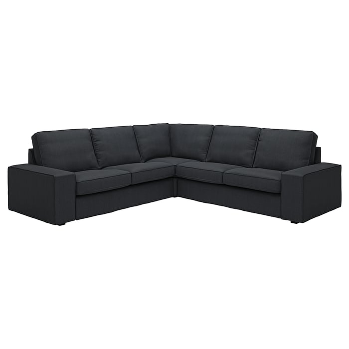 KIVIK corner sofa, 4seat, Tresund anthracite IKEA