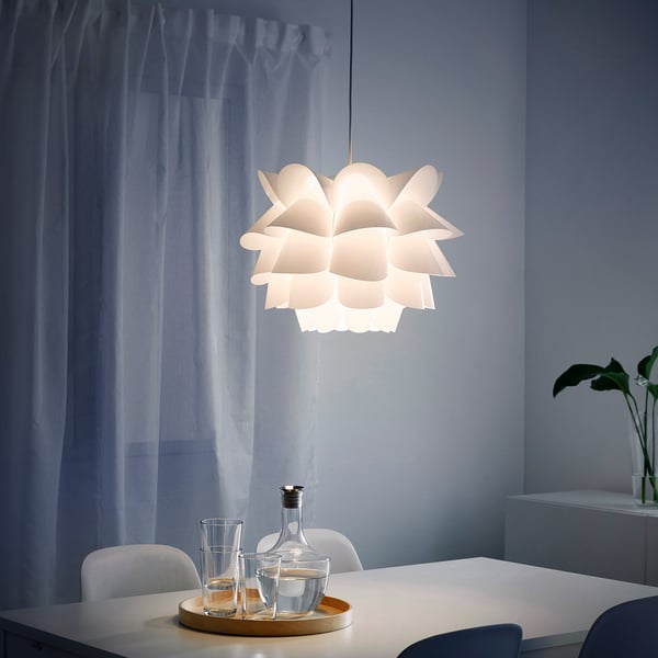 KNAPPA Pendant lamp, white, 46 cm