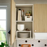 KNOXHULT Wall cabinet with door, oak effect, 40x75 cm
