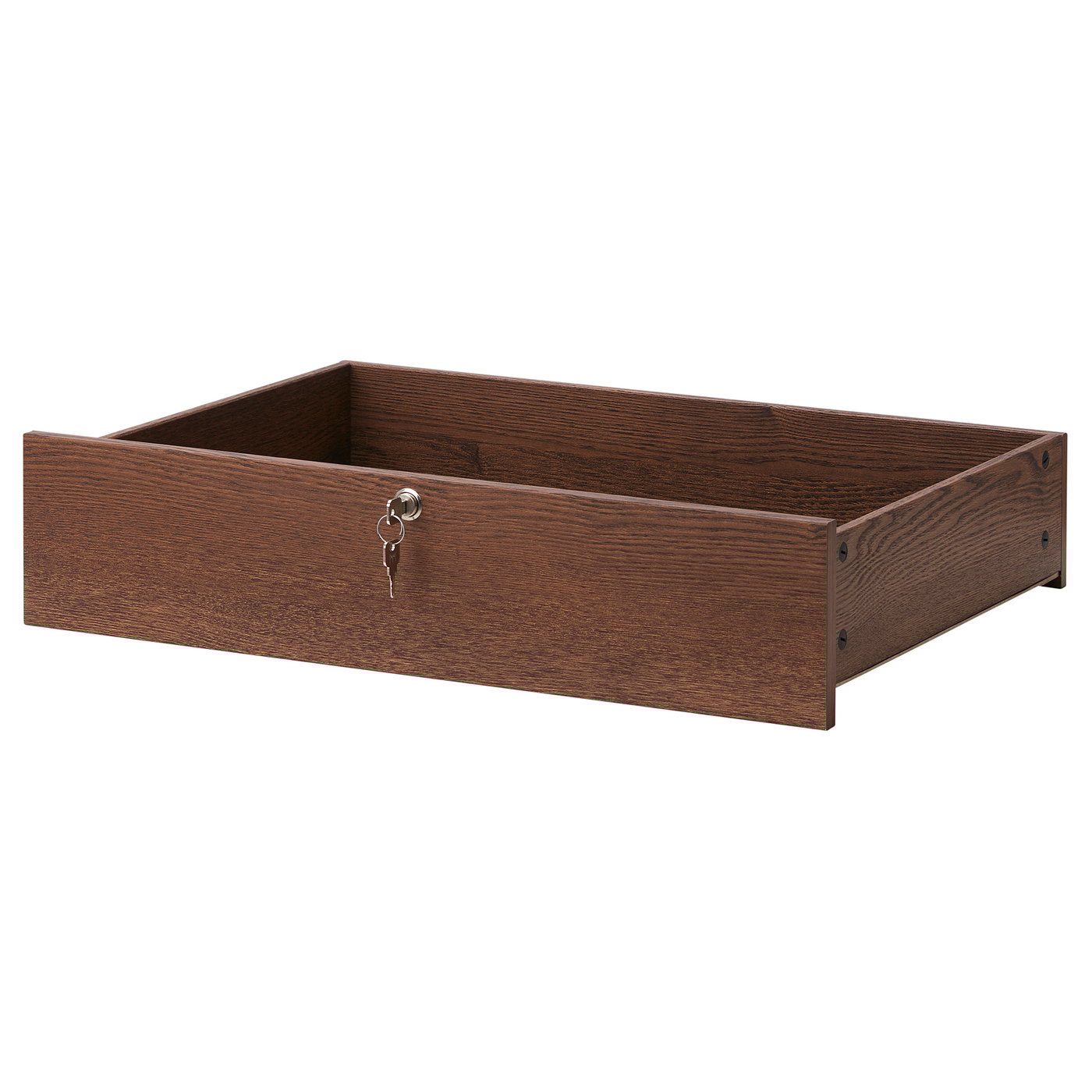 KOMPLEMENT Lockable drawer brown stained ash effect IKEA