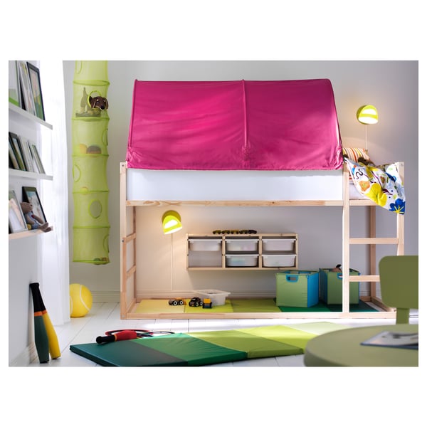 Kura Bed Tent Pink Ikea