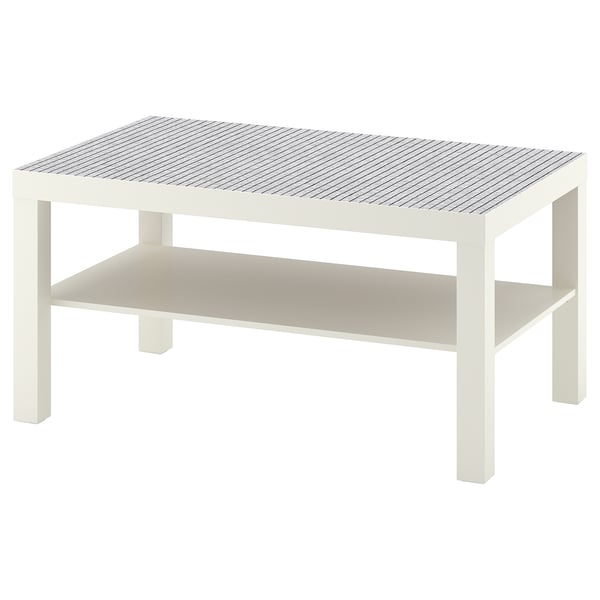Lack Coffee Table White Check Pattern Ikea