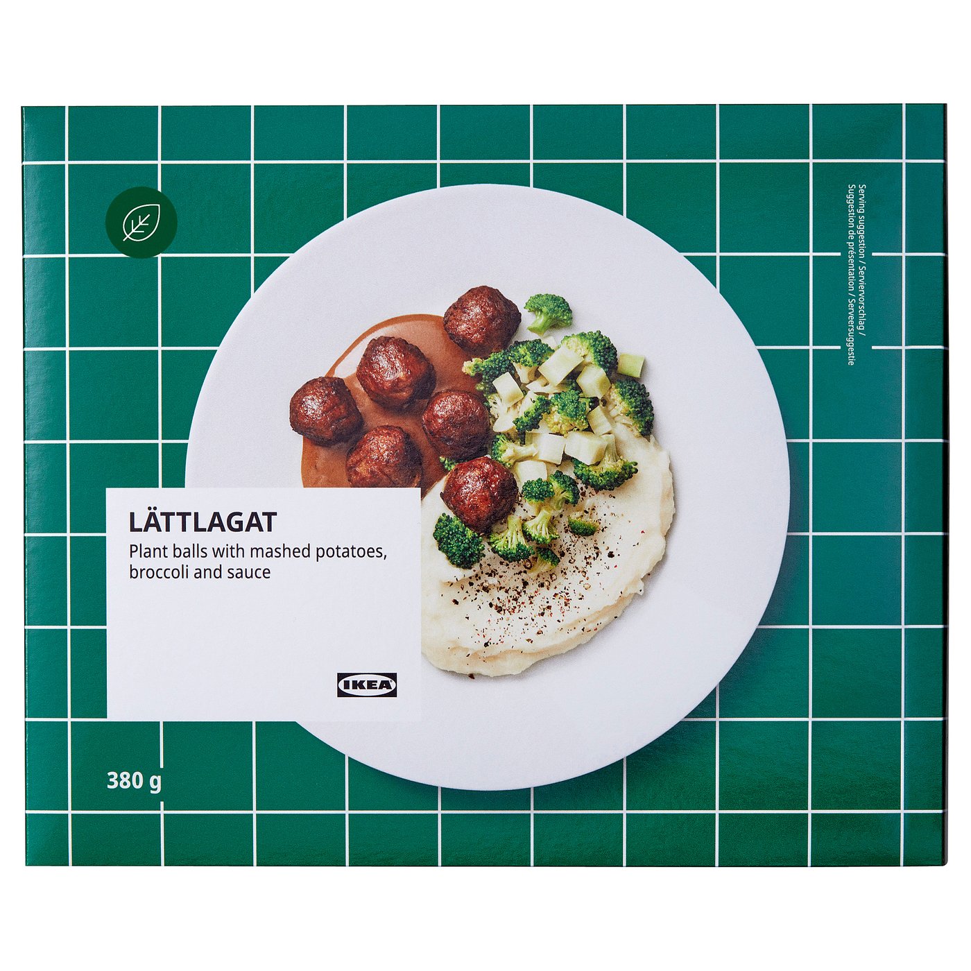 LÄTTLAGAT plant balls with mashed potatoes, ready meal frozen, 380 g IKEA