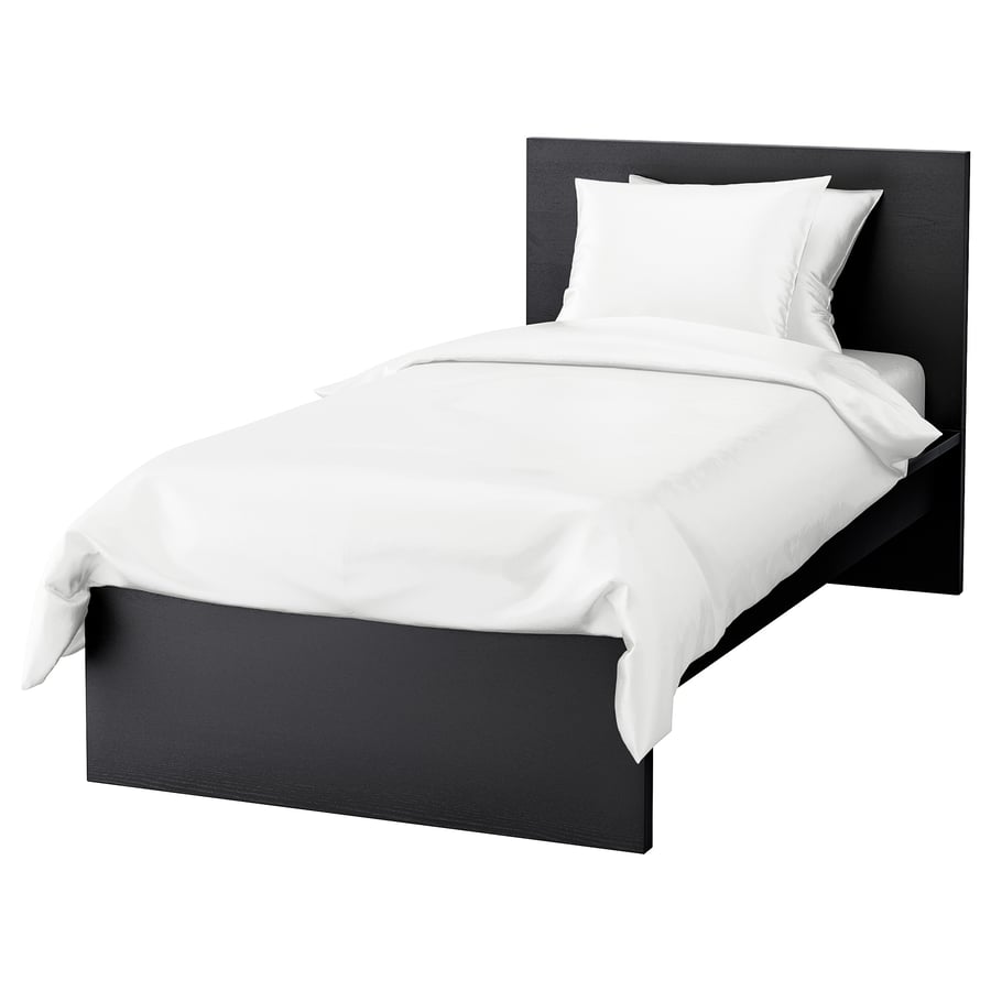 MALM Bed frame, high blackbrown IKEA