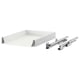 MAXIMERA Drawer, low, white, 40x60 cm