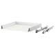 MAXIMERA Drawer, low, white, 60x60 cm