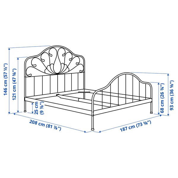 Illustration with measurements for the product: MELLGRUND.
