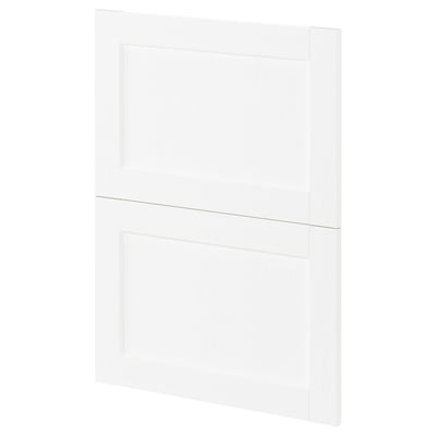 METOD white kitchen cabinet, sleek design, rectangular shape, modern style, fiberboard and plastic construction.