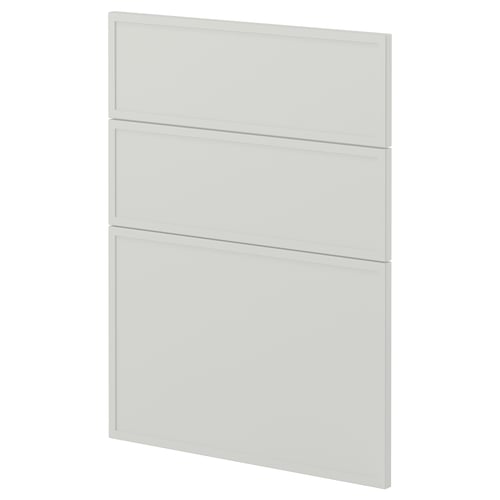 METOD 3 fronts for dishwasher, Aspudden light grey, 60 cm
