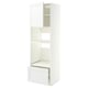 METOD / MAXIMERA High cabinet f built-in appliances, white Enköping/white wood effect, 60x60x200 cm