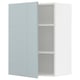 METOD Wall cabinet with shelves, white/Kallarp light grey-blue, 60x80 cm