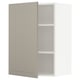 METOD Wall cabinet with shelves, white/Stensund beige, 60x80 cm
