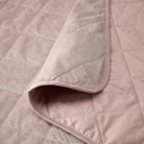 MJUKPLISTER Bedspread, light pink, 260x250 cm