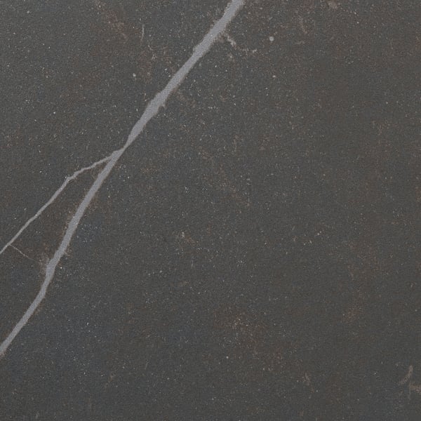 MÖCKLARP Custom made worktop, matt black/brown/marble effect high pressure porcelain, 1 m²x2.0 cm