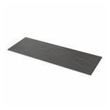 MÖCKLARP Custom made worktop, matt black/brown stone effect/high pressure porcelain, 1 m²x2.0 cm