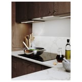 MÖCKLARP Custom made worktop, matt white/marble effect high pressure porcelain, 1 m²x2.0 cm