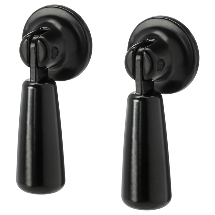 MOSSARYD drop handle, black, 49 mm IKEA