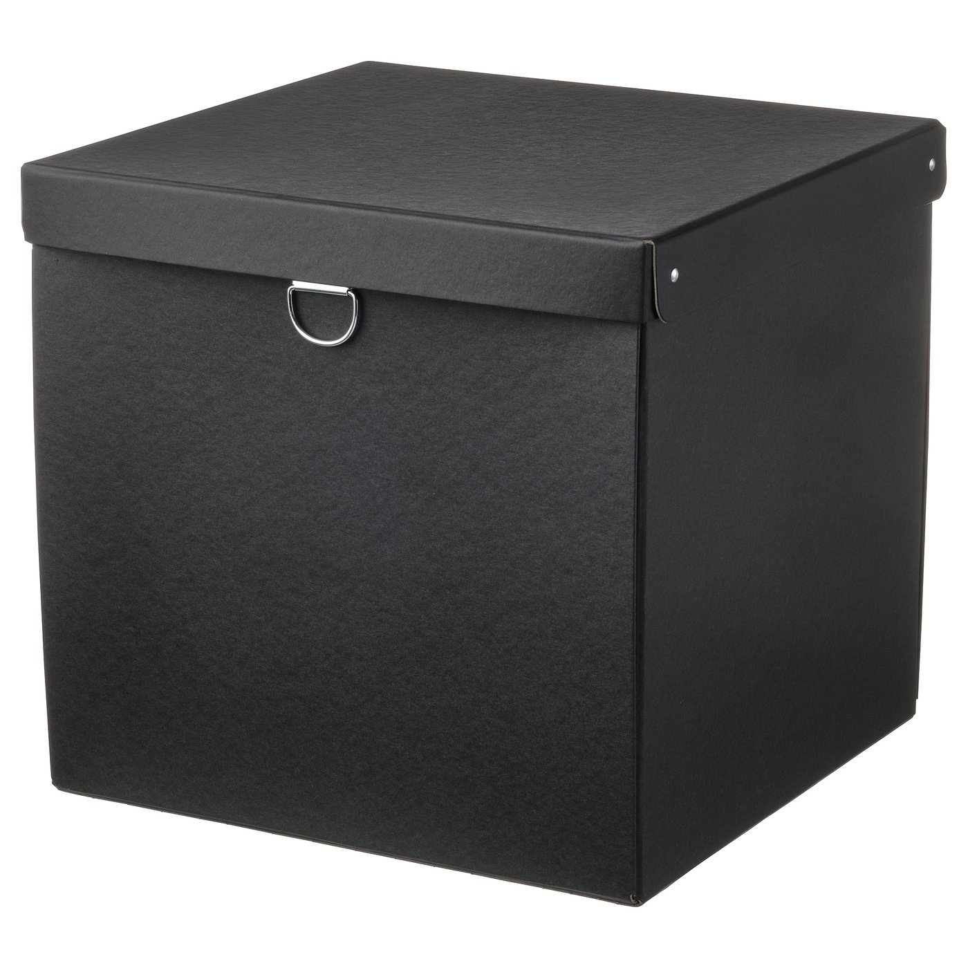 NIMM storage box with lid, black, 32x30x30 cm IKEA