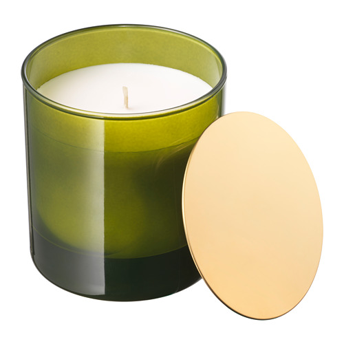 NJUTNING Scented candle in glass IKEA