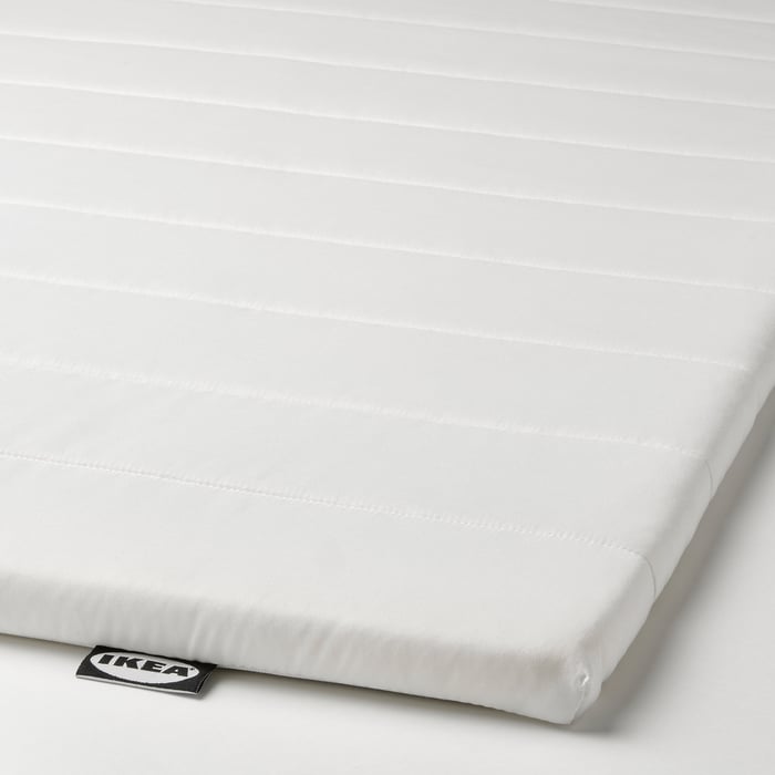NOPAKTE لبادة مرتبة, أبيض, 90x200 سم - IKEA