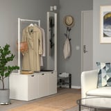 NORDLI Chest of 3 drawers, white, 120x169 cm