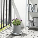 NYPON Plant pot, in/outdoor grey, 19 cm
