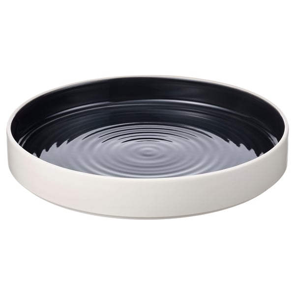 OMBONAD Serving plate, dark grey, 29 cm