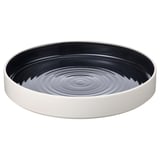 OMBONAD Serving plate, dark grey, 29 cm