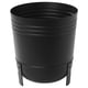 PÄRLRÖNN Plant pot, in/outdoor/black, 24 cm