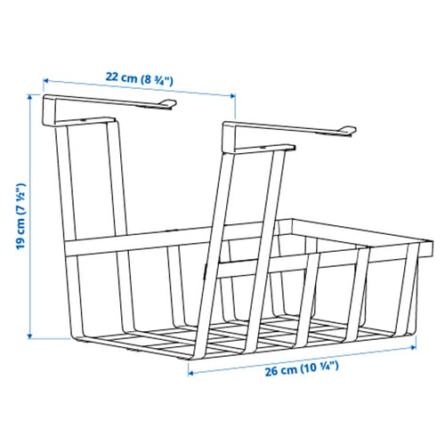 Illustration with measurements for the product: PÅLYCKE.