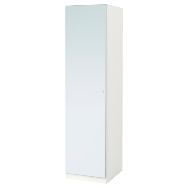 pax دولاب ملابس أبيض vikedal زجاج مرايا ikea