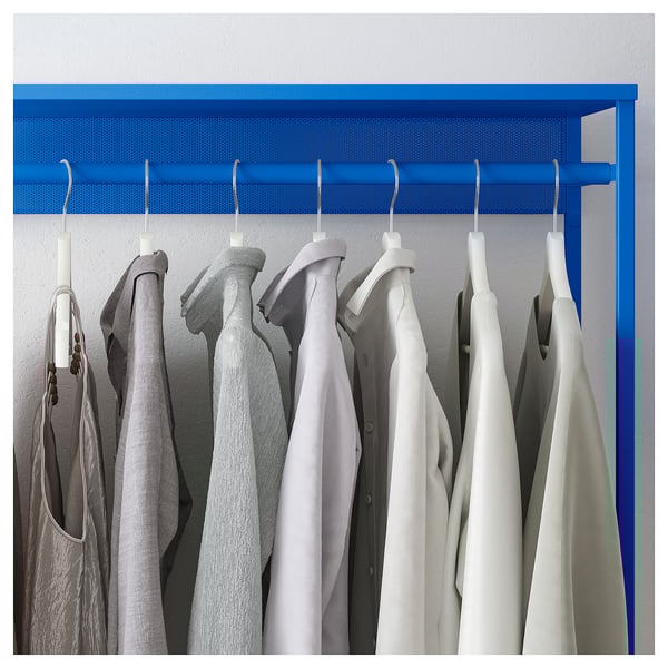 PLATSA open clothes hanging unit, blue, 80x40x120 cm IKEA