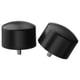 Option: RAFFIG Finials, 1 pair, black