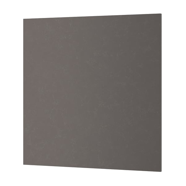 RÅHULT Custom made wall panel, matt dark grey/marble effect quartz, 1 m²x2.0 cm