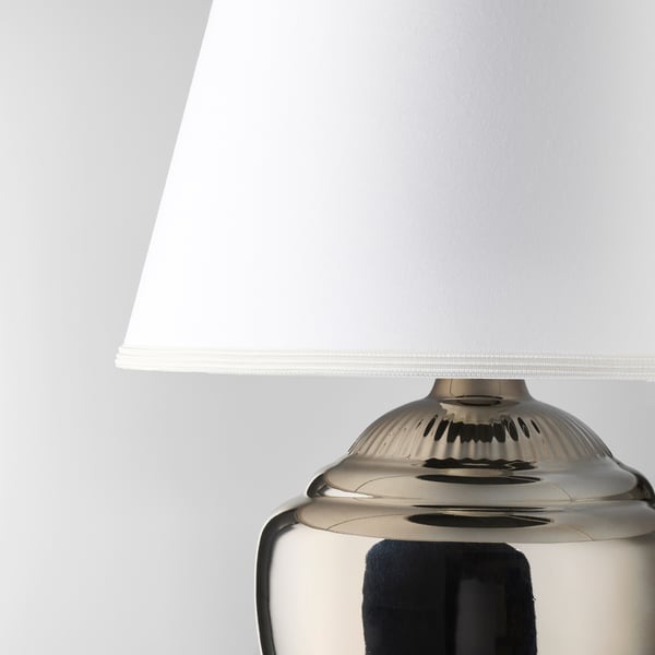 RICKARUM table lamp, silvercolour, 47 cm IKEA
