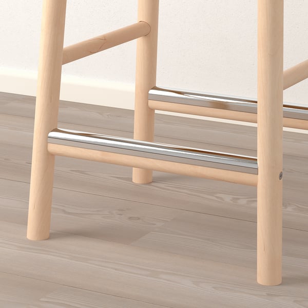 RÖNNINGE bar stool, birch, 63 cm IKEA