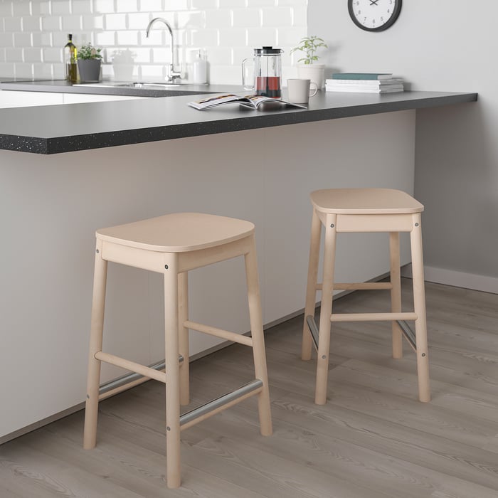 RÖNNINGE bar stool, birch, 63 cm IKEA
