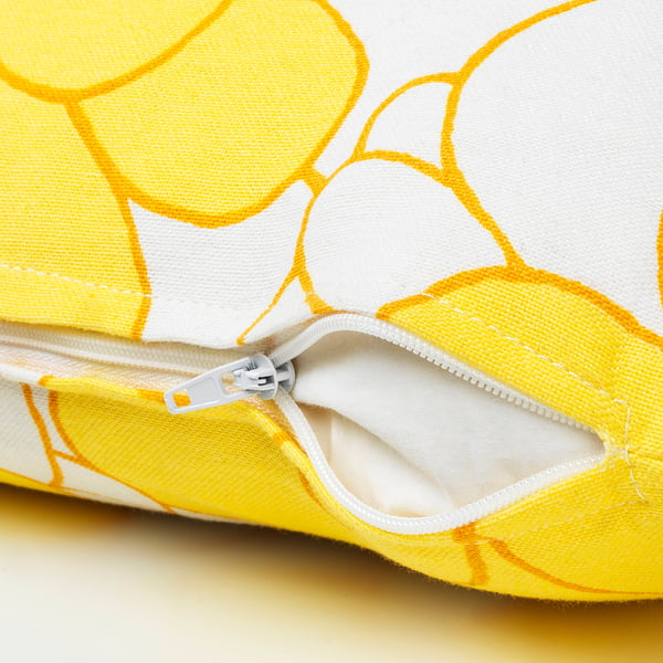 SANDETERNELL Cushion cover, yellow, 50x50 cm