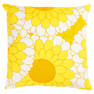 SANDETERNELL Cushion cover, yellow, 50x50 cm