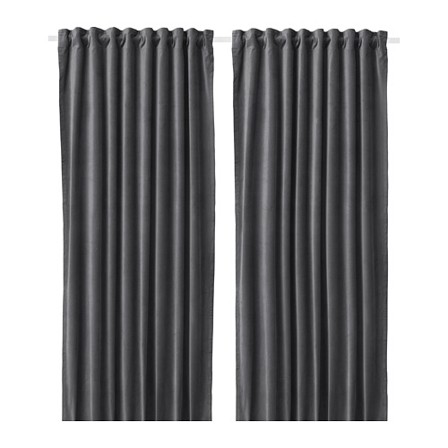 SANELA Room darkening curtains, 1 pair IKEA