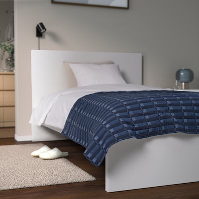 SKOGSKOVALL Bedspread, blue, 160x250 cm