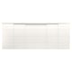 Option: SKYTTA / MEHAMN Sliding door combination, white/double sided white, 603x240 cm