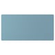A blue rectangular storage front, suitable for konstruera drawers. Made of fiberboard with acrylic paint.
