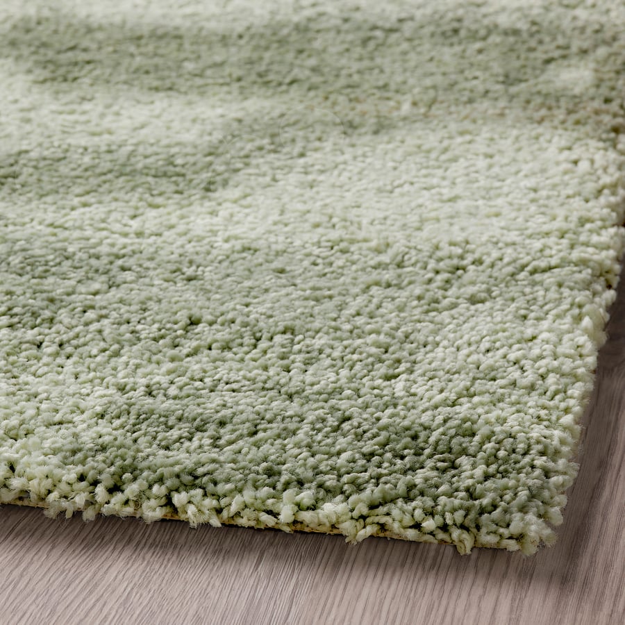 SÖNDERÖD rug, high pile, light greygreen, 170x240 cm IKEA
