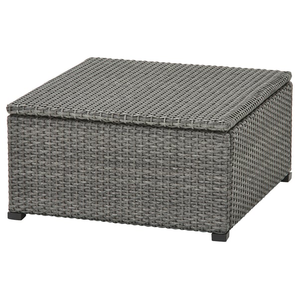 Solleron مقعد خارجي رمادي غامق 62x62 سم Ikea