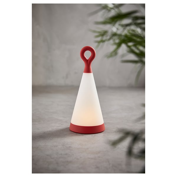 SOLVINDEN LED solar-powered table lamp - outdoor, triangle ...